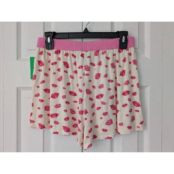 Honeydew Sugar Sweetheart Shortie Pajama Set Womens Size L Beso Lips NWT - Picture 9 of 13